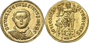 Licinius II César 321-322. Solidus 321-322, ... 