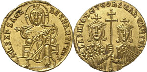 Basil I 867-886. Solidus 867-879. 4,44g. Le ... 