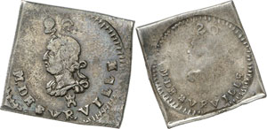 1709 Tournai - Lot de deux pièces de 20 ... 