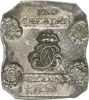 1713 Landau - 1/2 Florins 2 Kreuzer 1713, ... 
