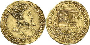 Flandre - Philippe II, 1555-1598. Real ... 