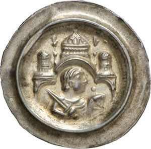Münzenberg - Cuno I, 1151-1212. Bractéate ... 