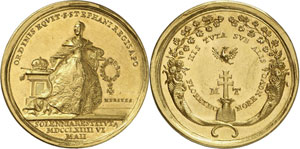 Marie-Thérèse, 1740-1780. Médaille en or ... 