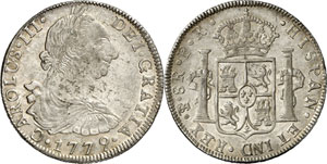 Charles III, 1759-1788. 8 Reales 1779 PR, ... 