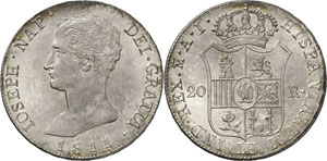 Royaume dEspagne - 20 Reales 1811 M-AI, ... 