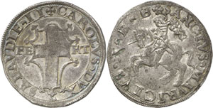 Savoie - Charles II, 1504-1553. 8 Grossi non ... 
