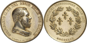 Naples - Ferdinand II de Bourbon, 1830-1859. ... 