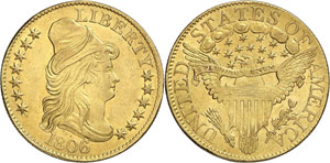 5 Dollars «Liberty Cap» 1806. Comme ... 