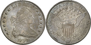 1 Dollar «Draped Bust» 1799. Buste drapé ... 