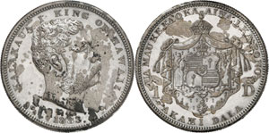 HAWAI - Kalakaua I, 1874-1891. Dollar 1883. ... 