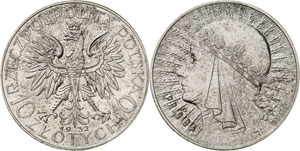 POLOGNE - 10 Zlotych 1932. ESSAI en ARGENT ... 