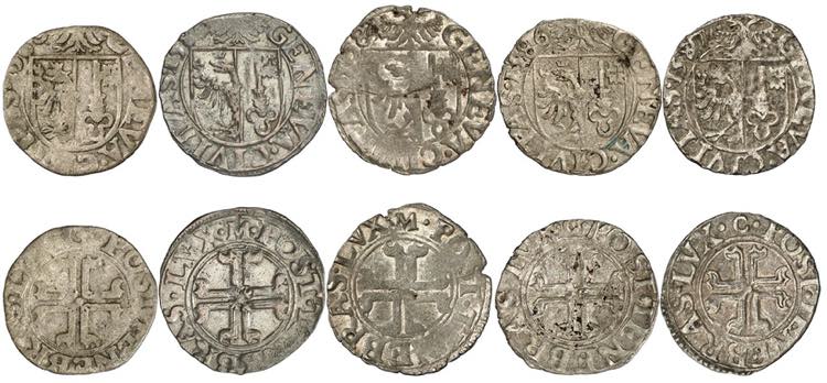 Lot de 5 pièces : Sol  1580 G, 1581 M, 1584 ... 