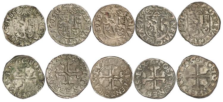 Lot de 5 pièces : Sol  1588 C, 1589 C G, ... 