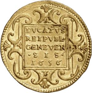 Double-ducat 1656 AC. · POST · TENEBRAS · ... 