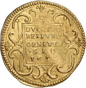 Double-ducat 1658 AC. · POST · TENEBRAS · ... 