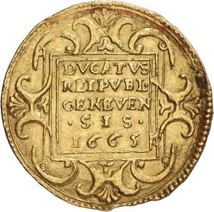 Double-ducat 1665 AE. · POST · TENEBRAS · ... 