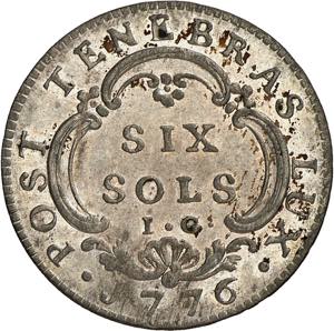 6 Sols 1776 IG. RESPVBLICA GENEVENSIS · ... 