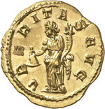 Trajan Dèce 249-251.  Aureus.  IMP C M Q ... 