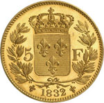 Henri V, prétendant, 1820-1883.  5 Francs ... 