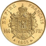 Second Empire, 1852-1870.  100 Francs 1868 ... 