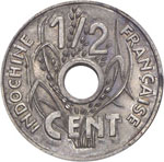INDOCHINE - 1/2 Cent. 1940.  PROTOTYPE en ... 