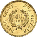 NAPLES - Joachim Murat, 1808-1815.  40 Lire ... 