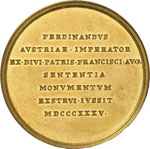 Nicolas I, 1825-1855.  Médaille en or au ... 