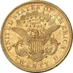20 Dollars Coronet Head 1873 (closed 3) S, ... 