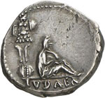 Vespasien, 69-79.  Denier 71.  IMP CAESAR ... 