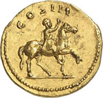 Hadrien 117-138.  Aureus 125-128.  HADRIANVS ... 
