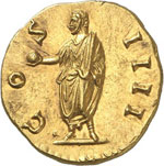 Antonin le Pieux 138-161.  Aureus 152-153.  ... 