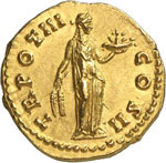 Marc Aurèle César 139-161.  Aureus ... 