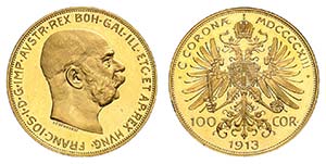 François-Joseph I, 1848-1916.  100 Kronen ... 