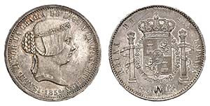 Royaume dEspagne - Isabelle II, 1833-1868.  ... 