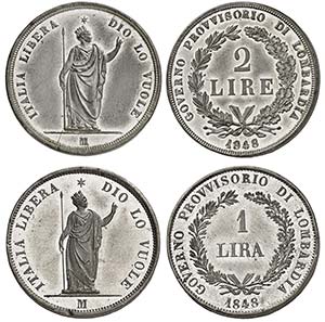 Lombardie - Gouvernement provisoire, 1848.  ... 