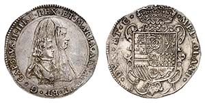 Milan - Charles II - régence de Marie-Anne ... 