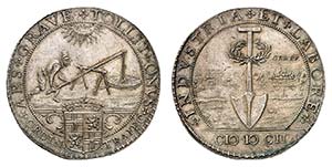 Maurice dOrange, 1584-1625.  Médaille en ... 