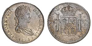 Ferdinand VII, 1808-1833.  8 Reales 1824 JM, ... 