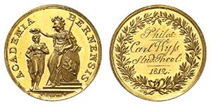 Berne - Prix décole en or (théologie) ... 