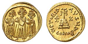 Héraclius 610-641. Solidus 641. Héraclius, ... 