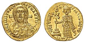 Justinien II, 1er règne 685-695. Solidus ... 