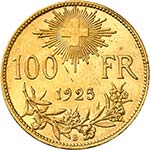 Confédération - 100 Francs 1925 B, Berne. ... 
