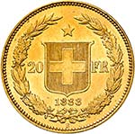 Confédération - 20 francs 1888 B, Berne. ... 
