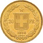 Confédération - 20 francs 1888 B, Berne. ... 