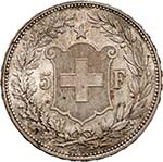 Confédération - 5 Francs 1916 B, Berne. ... 