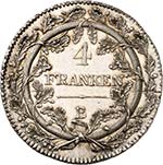 République Helvétique - 4 Franken 1799 B, ... 
