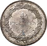 République Helvétique - 4 Francs 1801 B, ... 