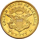 20 Dollars Coronet Head 1851 O, New ... 