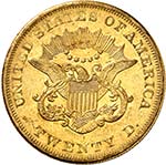 20 Dollars Coronet Head 1858 O, New ... 