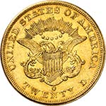 20 Dollars Coronet Head 1859 O, New ... 